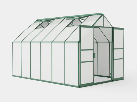 温室天王星 9900 玻璃绿 3D 模型