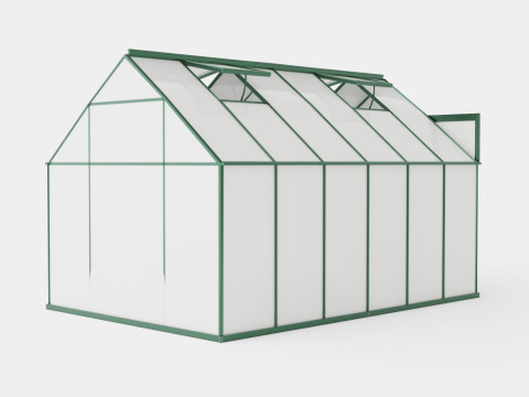 Greenhouse Uranus 9900 Glass Green Model 3D