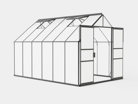 Greenhouse Uranus 9900 Poly Black 3D Model