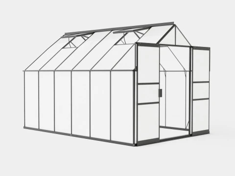 Estufa Urano 9900 Poli Preto Modelo 3D