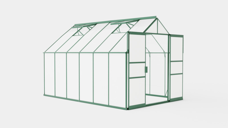 Greenhouse Uranus 9900 Poly Green 3D Model .c4d .max .obj .3ds .fbx .stl .blend 