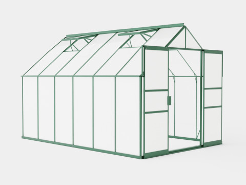 Greenhouse Uranus 9900 Poly Green 3D Model