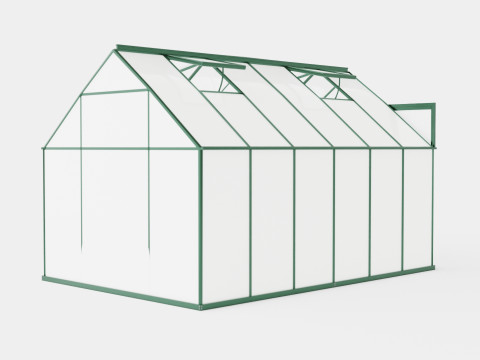 Greenhouse Uranus 9900 Poly Green 3D Model