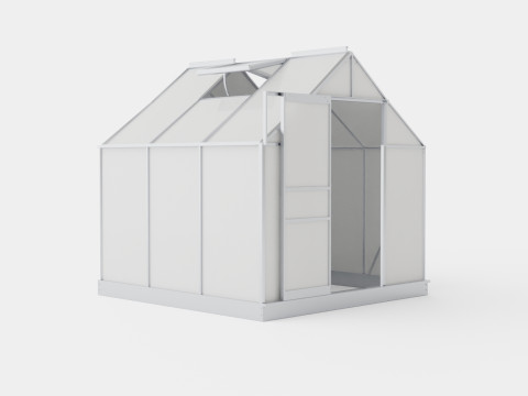 Greenhouse Venus 3800 Glass ALU 3D Model