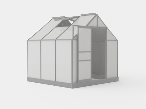 Greenhouse Venus 3800 Glass Grey 3D Model
