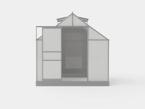 Greenhouse Venus 3800 Glass Grey 3D Model