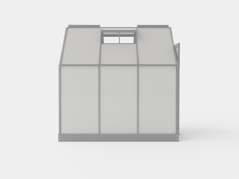 Greenhouse Venus 3800 Glass Grey 3D Model
