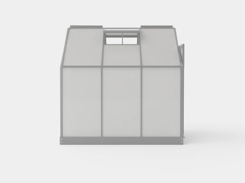 Greenhouse Venus 3800 Glass Grey 3D Model