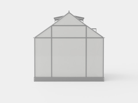 Greenhouse Venus 3800 Glass Grey 3D Model