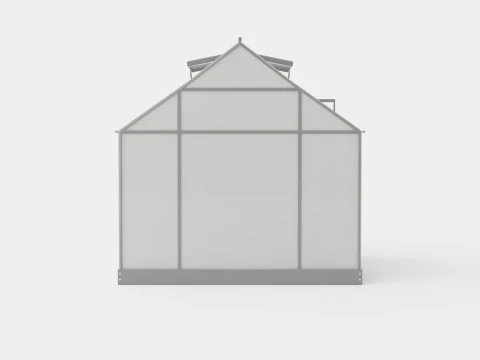 Greenhouse Venus 3800 Glass Grey 3D Model
