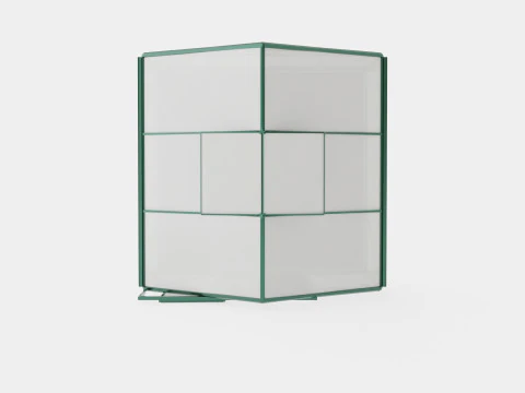 Greenhouse Venus 3800 Glass Green 3D Model