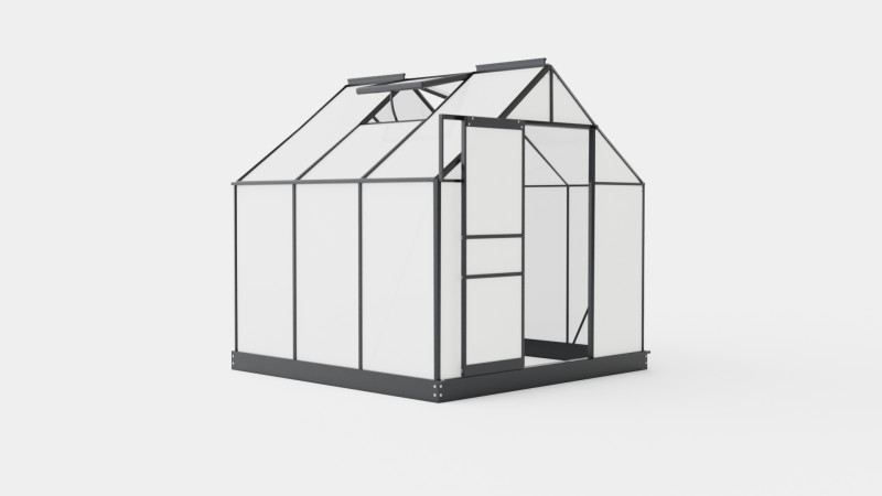 Greenhouse Venus 3800 Poly Black Model 3D .c4d .max .obj .3ds .fbx .stl .blend 