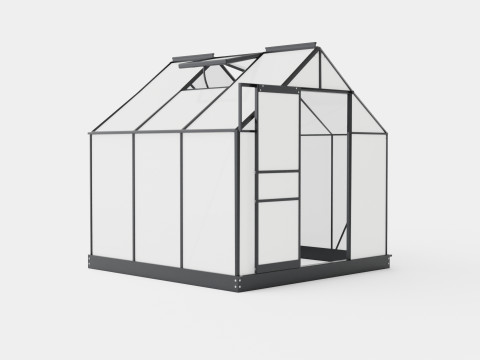 Greenhouse Venus 3800 Poly Black 3D Model