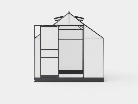 Greenhouse Venus 3800 Poly Black 3D Model