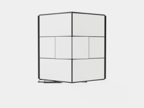 Greenhouse Venus 3800 Poly Black Model 3D
