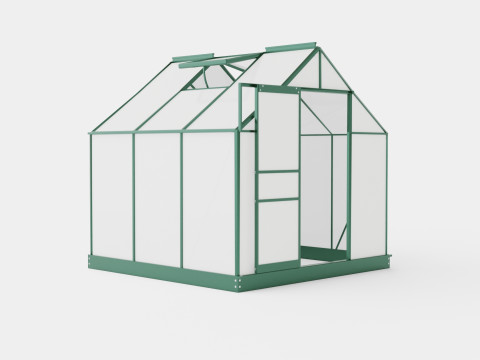 Greenhouse Venus 3800 Poly Green 3D Model