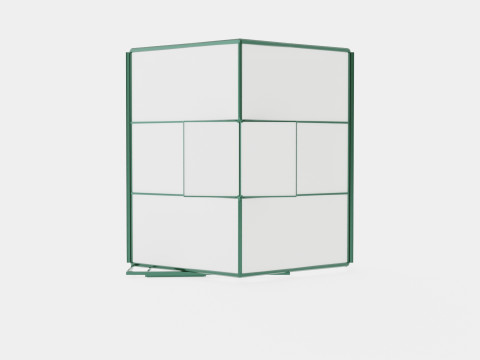 Greenhouse Venus 3800 Poly Green Modelo 3D