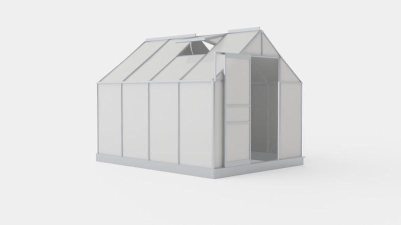 Greenhouse Venus 5000 Glass ALU 3D Model .c4d .max .obj .3ds .fbx .stl .blend 