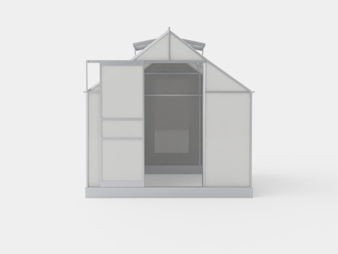 Greenhouse Venus 5000 Glass ALU 3D Model