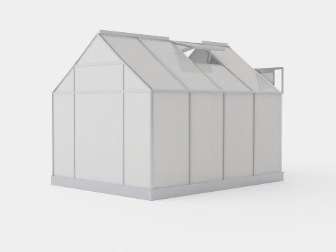 Greenhouse Venus 5000 Glass ALU 3D Model