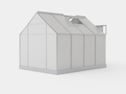 Greenhouse Venus 5000 Glass ALU 3D Model