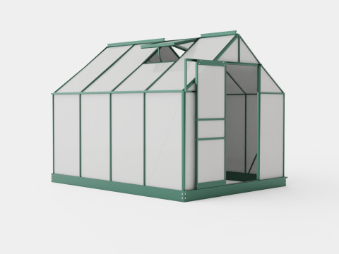 Greenhouse Venus 5000 Glass Green 3D Model