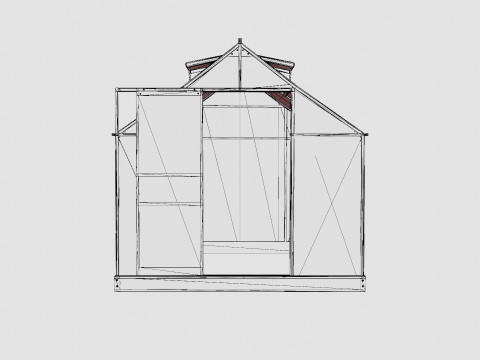 Greenhouse Venus 5000 Poly ALU 3D Model