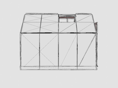 Greenhouse Venus 5000 Poly ALU 3D Model
