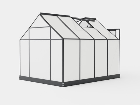 Greenhouse Venus 5000 Poly Black 3D Модель