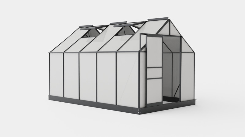 Greenhouse Venus 6200 Glass Black 3D 모델 .c4d .max .obj .3ds .fbx .stl .blend 