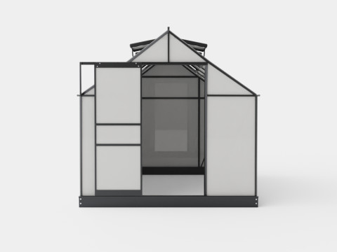 Greenhouse Venus 6200 Glass Black 3D 모델