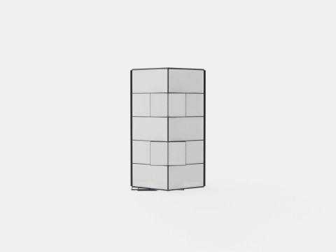 Greenhouse Venus 6200 Glass Black 3D 모델
