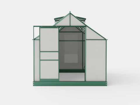 Greenhouse Venus 6200 Glass Green 3D Model