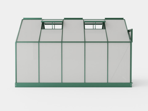 Greenhouse Venus 6200 Glass Green 3D Model