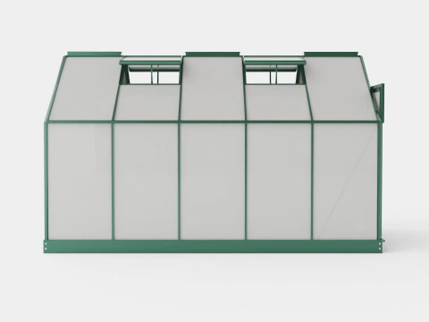 Greenhouse Venus 6200 Glass Green 3D Model