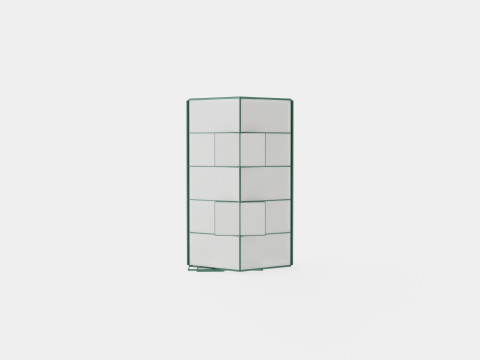 Greenhouse Venus 6200 Glass Green 3D Model
