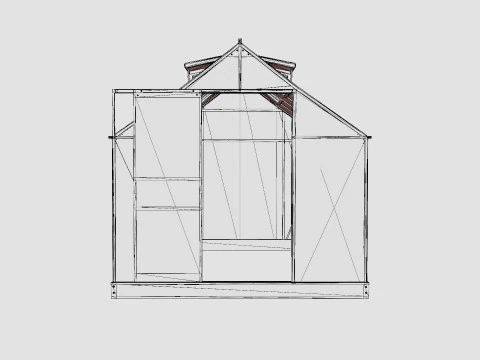 Greenhouse Venus 6200 Poly ALU 3D Model