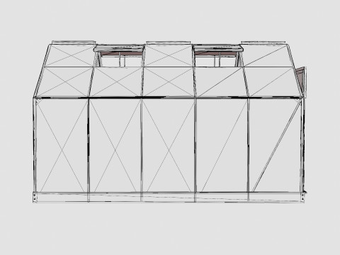 Greenhouse Venus 6200 Poly ALU 3D Model