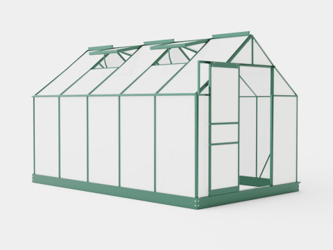 Greenhouse Venus 6200 Poly Green 3D Model