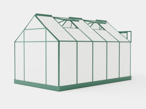 Greenhouse Venus 6200 Poly Green 3D Model