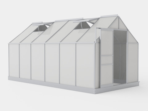 Greenhouse Venus 7500 Glass ALU 3D Model