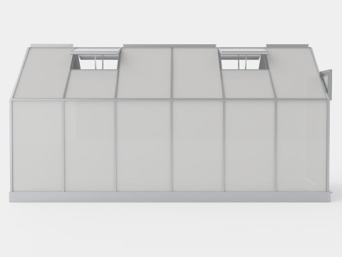 Greenhouse Venus 7500 Glass ALU 3D Model