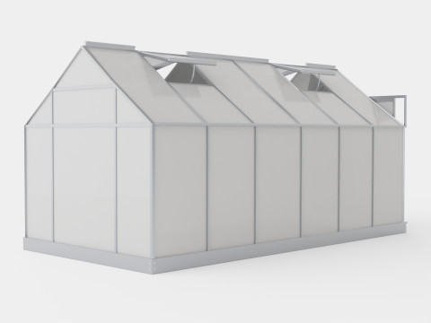 Greenhouse Venus 7500 Glass ALU 3D Model