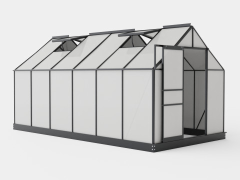 Greenhouse Venus 7500 Glass Black 3D Model