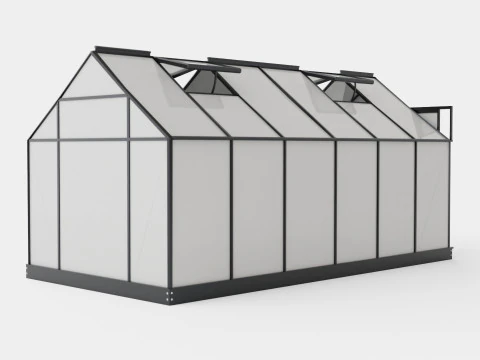 Greenhouse Venus 7500 Glass Black 3D Model