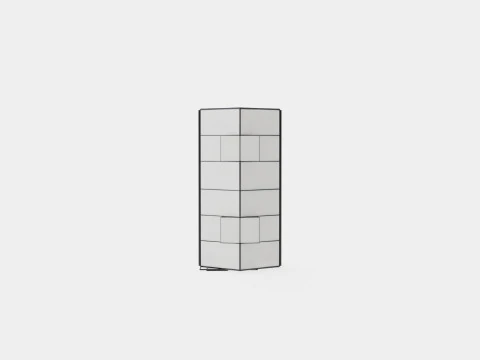 Greenhouse Venus 7500 Glass Black 3D Model