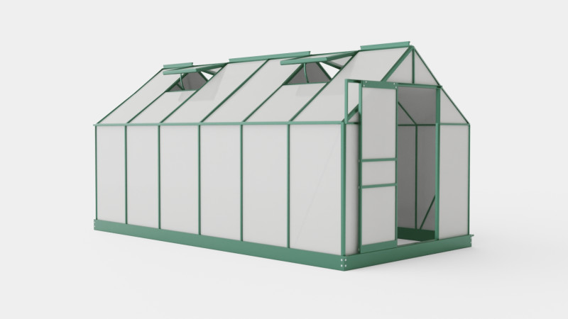Greenhouse Venus 7500 Glass Green Modèle 3D .c4d .max .obj .3ds .fbx .stl .blend 