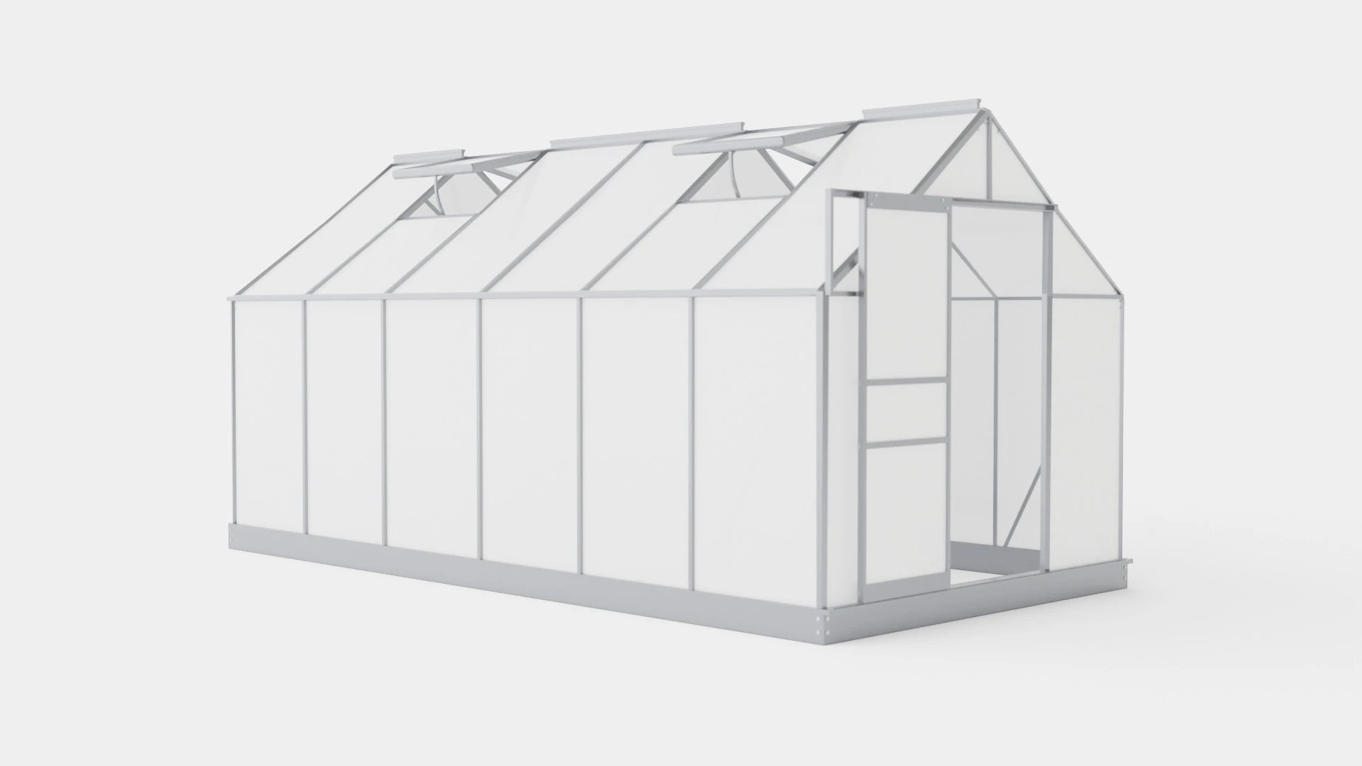 Greenhouse Venus 7500 Poly ALU 3D Model .c4d .max .obj .3ds .fbx .stl .blend 