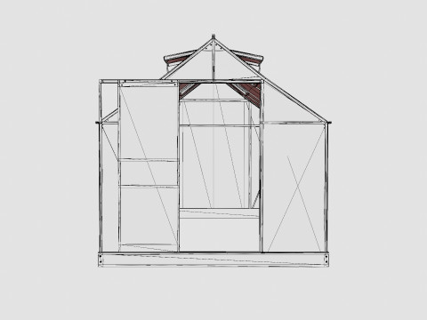 Greenhouse Venus 7500 Poly ALU Model 3D