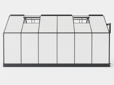 Greenhouse Venus 7500 Poly Black 3D-Modell